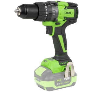 20V AKUTRELL PUUR-LÖÖK-KRUVI. 0-13MM. 150NM. HARJAVABA. LED. +2.0AH JBM*