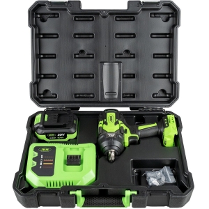 20V AKULÖÖKMUTRIKEERAJA 850 / 1000NM. 1 / 2". HARJAVABA. +4.0AH AKU. +LAADIJA JBM