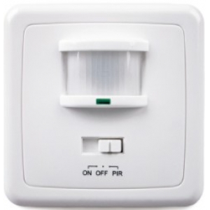 230V LIIKUMISANDUR LX01 SEINALE / HARUTOOSI VALGE 80X80MM IP20 KOBI