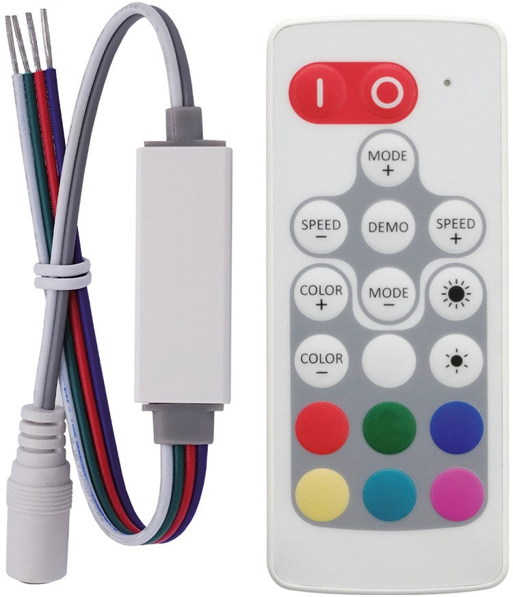 LED RGB KONTROLLER (50X15X7MM) ST06FP 5-24V PULDIGA (87X36X8MM) IP20 KOBI