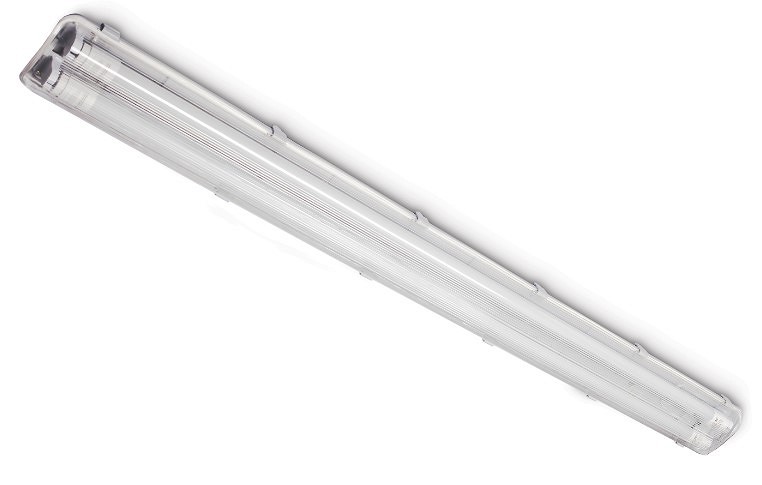 230V LED VALGUSTI HERMETIC T8 2X120 115X1280MM ABS (LED TORUTA) IP65 KOBI
