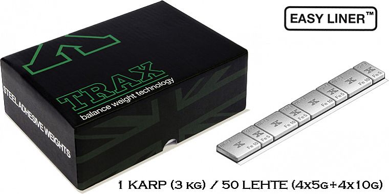 LIIMITAV TASAKAAL 3.8MM. KARP 50X60G (4X5+4X10) FE HALL PULBERV.(TRAX STA.)