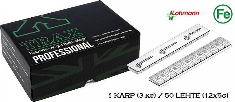 LIIMITAV TASAKAAL 4.0MM. KARP 50X60G (12X5G) FE. HALL PULBERV. LOHMANN / TRAX