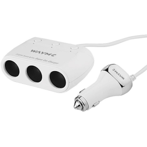 SIGARETISÜÜTAJA HARGMIK 3-NE + 4XUSB 3.6A 12 / 24V KAABEL 120CM WAYME