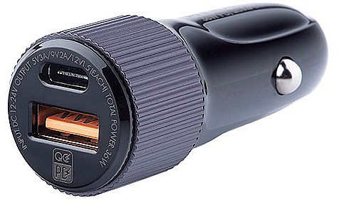 SIGARETISÜÜTAJA PESASSE KIIRLAADIJA USB / USB-C 3A / MAX36W. 12V / 24V WAYME