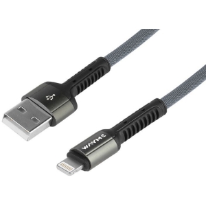 LAADIMISJUHE PÕIMITUD USB - LIGHTNING / APPLE 200CM WAYME