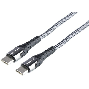 LAADIMISJUHE PÕIMITUD USB-C / USB-C MAX 65W 200CM WAYME