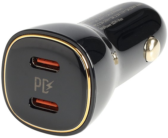 SIGARETISÜÜTAJA PESASSE KIIRLAADIJA 2X USB-C 3A / MAX 60W. 12V / 24V WAYME