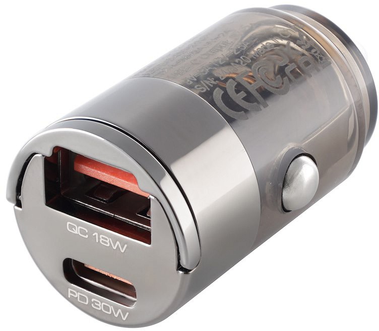 SIGARETISÜÜTAJA KIIRLAADIJA NANO USB / USB-C PD MAX 30W. 12V / 24V WAYME