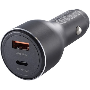 SIGARETISÜÜTAJA PESASSE KIIRLAADIJA 2X USB / USB-C MAX 100W. 12V / 24V WAYME