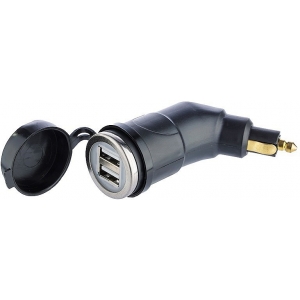 DIN PISTIK -> 2XUSB 3.3A 12 / 24V CARMOTION