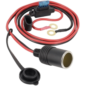 SIGARETISÜÜTAJA PESA PIKENDUSJUHE 100CM 15A. 8.4MM KLEMM 12 / 24V CARMOTION