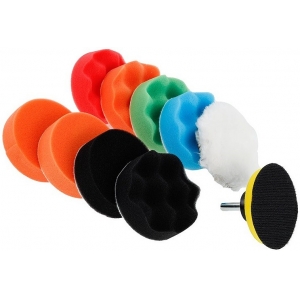 10-OS. TAKJAKINNITUSEGA POLEERIMISPATJADE KOMPLEKT KOOS TALLAGA M14 / 80MM CARMOTION
