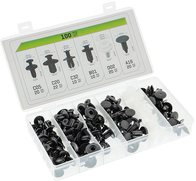 100-OS. TÜÜBLITE KOMPLEKT UNIVERSAAL CARMOTION