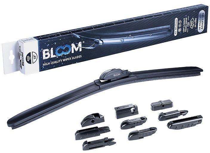 BLOOM FLEX KLAASIPUHASTAJA / KOJAMEES + 10 ADAPTERIT 450MM / 18"