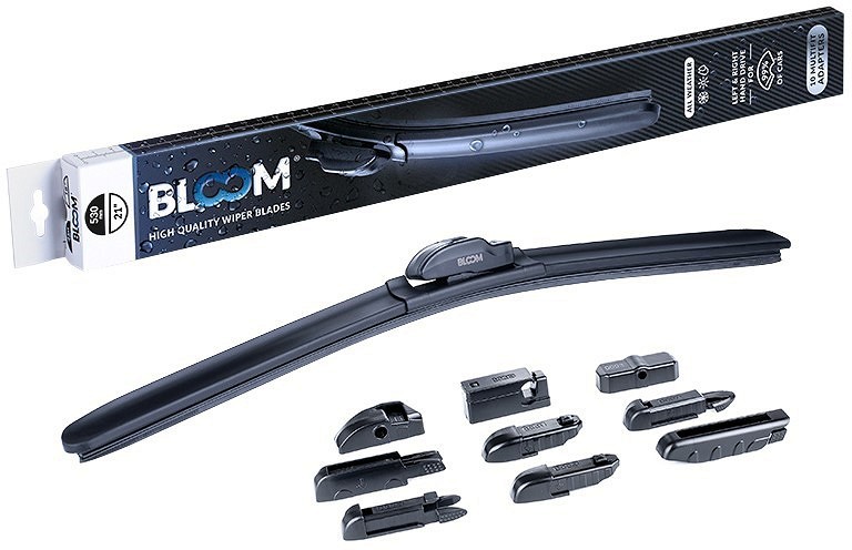 BLOOM FLEX KLAASIPUHASTAJA / KOJAMEES + 10 ADAPTERIT 530MM / 21"