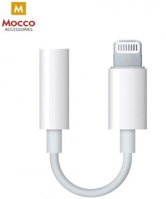Mocco MMX62ZM/A (A1749) 3.5 mm to Lightning Audio Adapter for Apple (Analog)