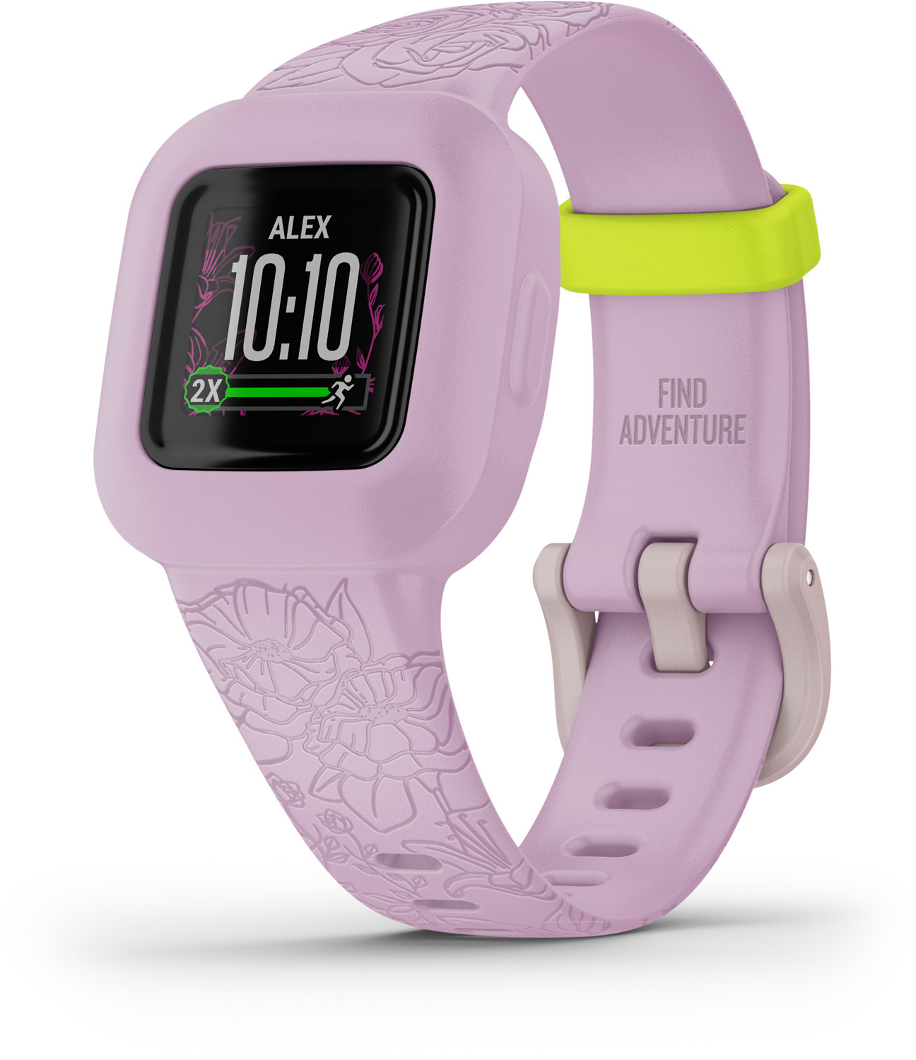 Garmin Vivofit Jr.3, floral/pink