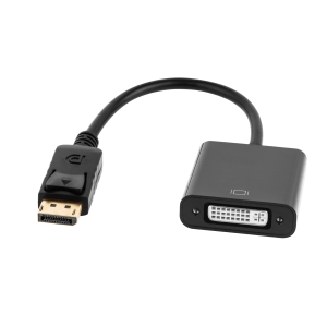 Cabletech Разъем адаптера Штекер DISPLAYPORT - гнездо DVI (24 + 5) Черный