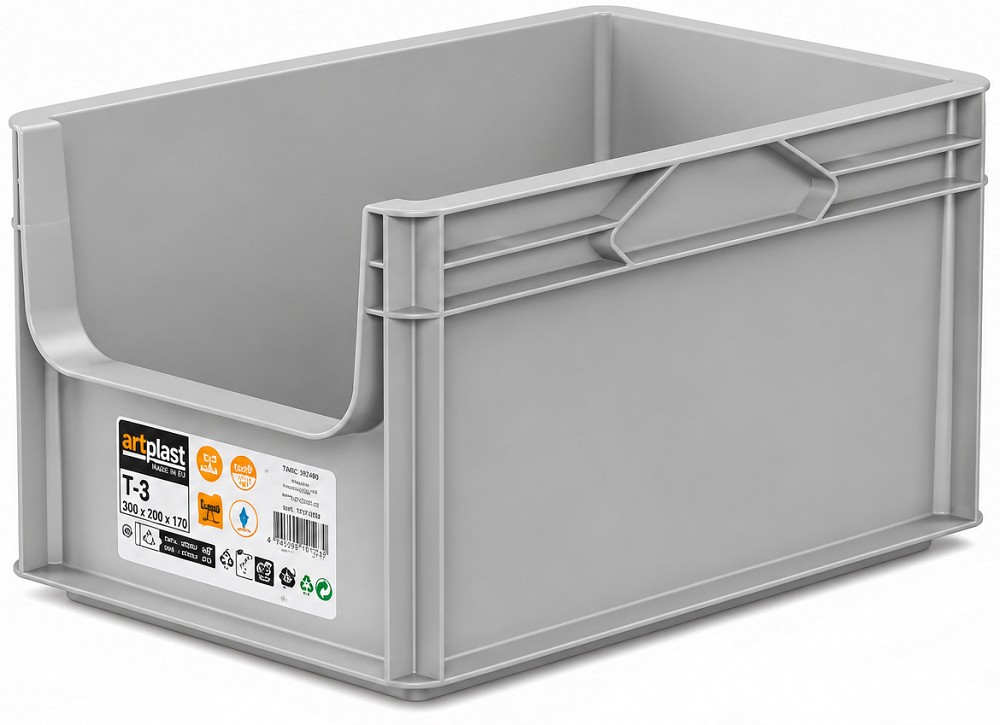 LAOKAST / PLASTKAST EUROBOX 300X200X170MM ARTPLAST