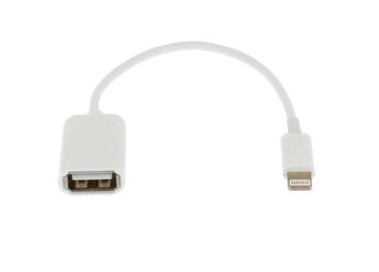RoGer OTG Adapter Lightning to USB Connection White