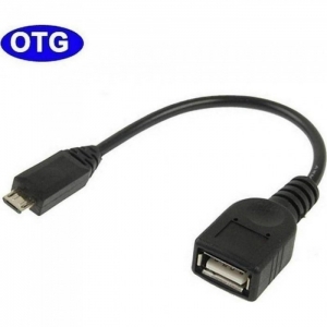 Pure2 Универсальный OTG Адаптер Micro USB на USB  Подключение Black