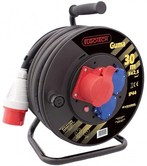 PIKENDUSJUHE POOLIL 400V 5X2.5 30M IP44 ELGOTECH