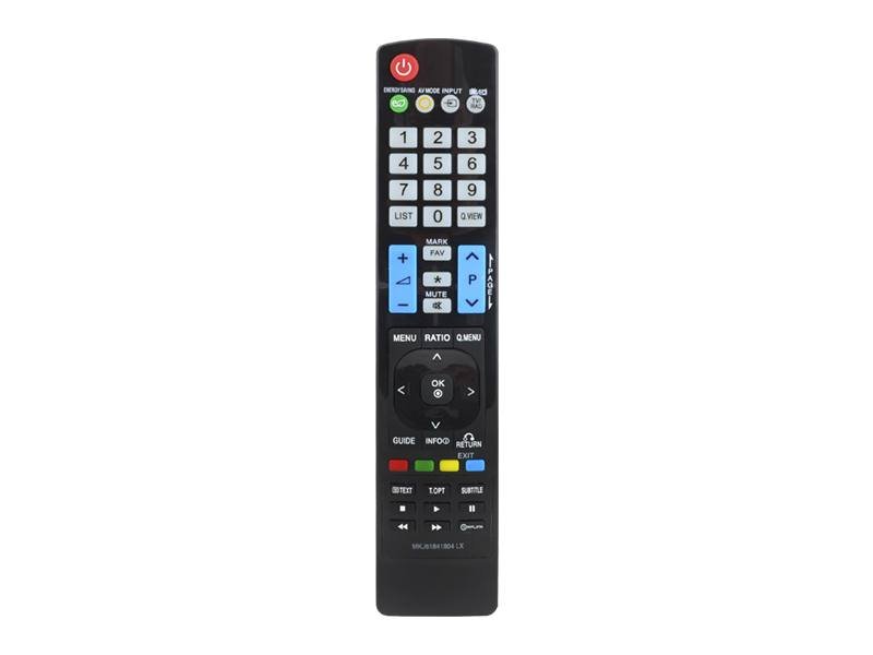 HQ LXP258 TV remote control LG MKJ61841804 Black