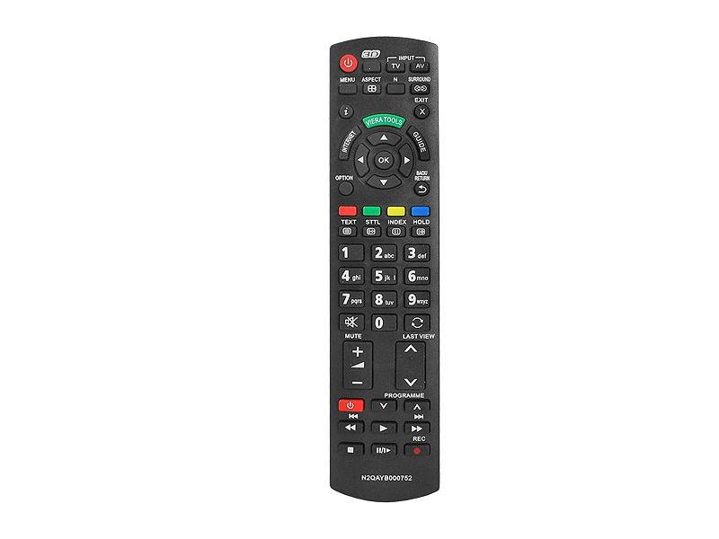 HQ LXP1112 TV remote control PANASONIC LED/LCD N2QAYB000752 3D INTERNET Black