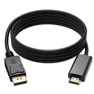Кабель RoGer DisplayPort - HDMI / 4x2K / 1.8M / Черный
