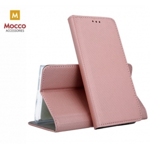 Mocco Smart Magnet Book Case For Samsung Galaxy A12 Rose Gold
