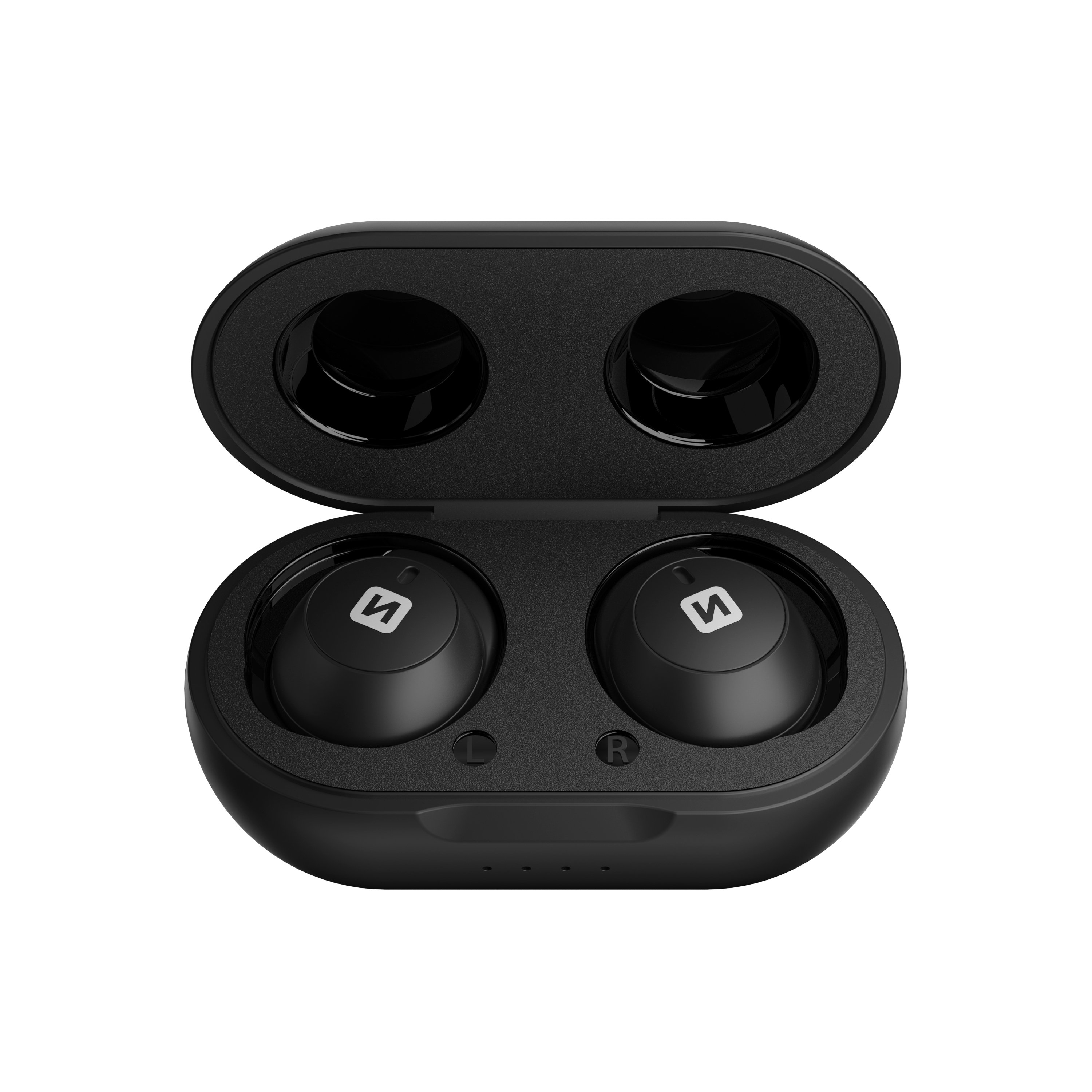 Swissten Stone Buds Bluetooth 5.0 Stereo Earbuds with Microphone Black