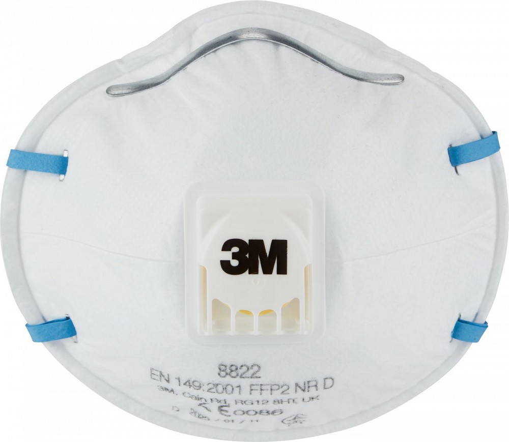 TOLMUMASK  /  KAITSEMASK  /  RESPIRAATOR KLAPIGA FFP2 1TK 8822 3M