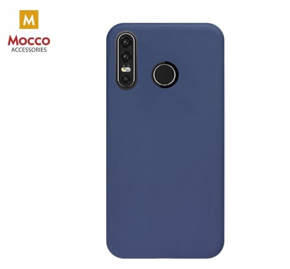 Mocco Ultra Slim Soft Matte 0.3 mm Silicone Case for Samsung Galaxy A72 Blue