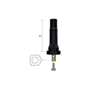 WONDER 1258AM (SKA973) SCHRADER HSS / HYBRID 3.5 TPMS ANDURI UNIVERS. KUMMIVENTIIL (SKA957 / SKA920)