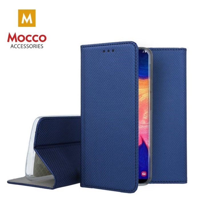 Mocco Smart Magnet Book Case For LG K52 Blue