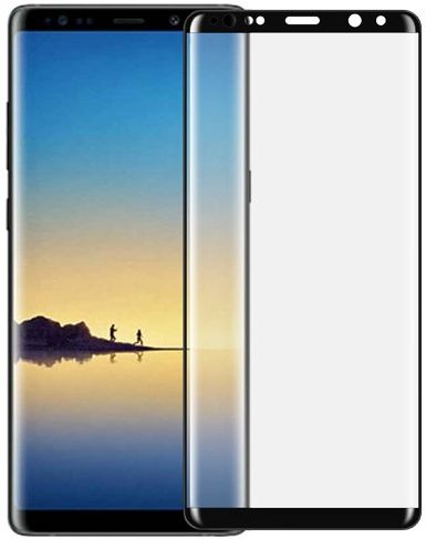 Devia 3D Curved Tempered Glass Seamless Full Screen Protector Samsung Galaxy note8 black