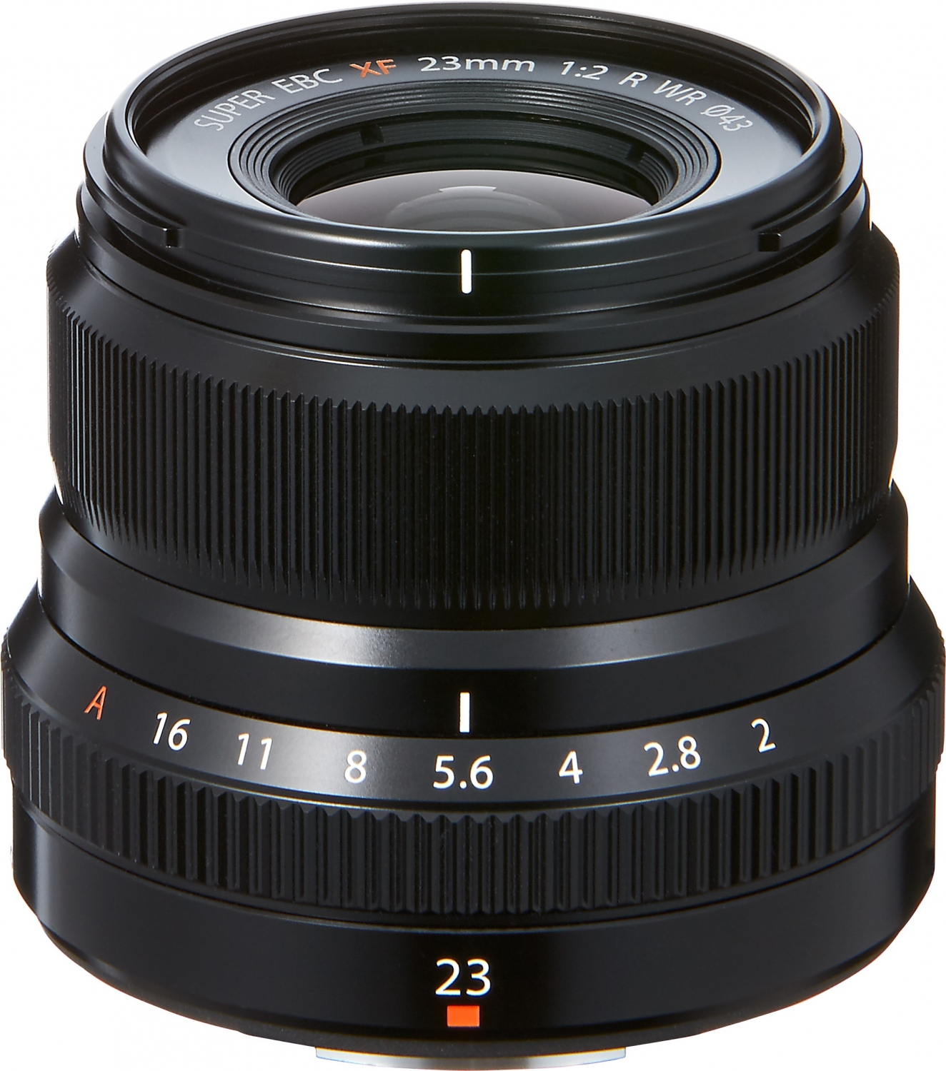 Fujinon XF 23mm f/2.0 R WR objektiiv, must