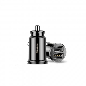Baseus CCALL-ML01 Car charger Grain 2 x USB 3.1A Black
