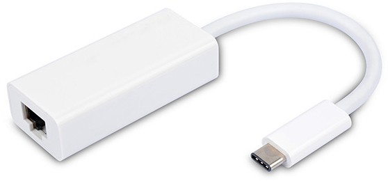 Vivanco adapter USB-C - LAN, valge (34291)