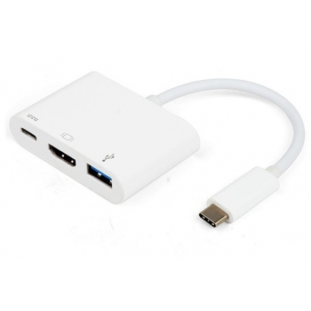 Vivanco адаптер USB-C - HDMI 3в1, белый (34293)