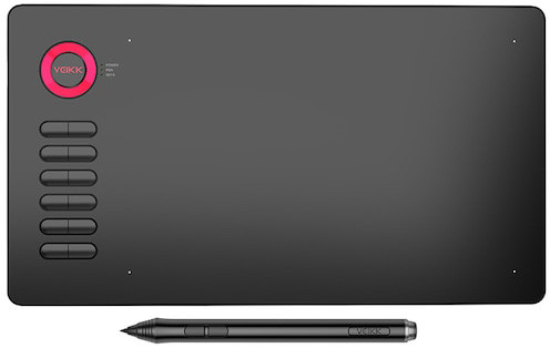 Veikk graphics tablet A15, red