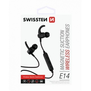 Swissten Active Wireless Bluetooth 4.2 Earphones / A2DP / AVRCP / HSP / HFP / Black