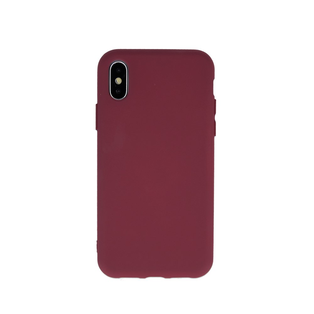 Mocco Liquid Silicone Case for Samsung Galaxy A42 5G Burgundy