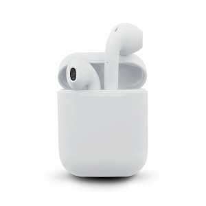 Reverse TWS i12 Airpods Bluetooth 5.0 Stereo Headset with Microphone (MMEF2ZM/A) Analogue White