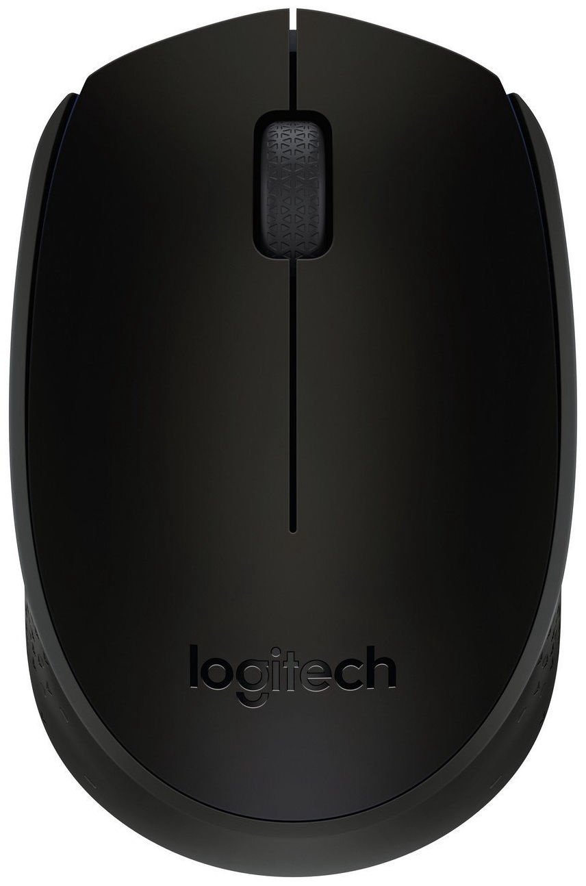 Logitech B170 Беспроводная Мышь для компьютера черный