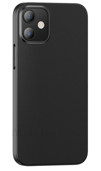 Usams Gentle Series Ultra Thin Polypropylene Back Case for Apple iPhone 12 Pro Max  Black