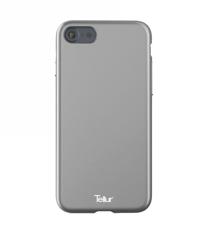 Tellur Cover Premium Soft Solid Fusion for iPhone 7 silver