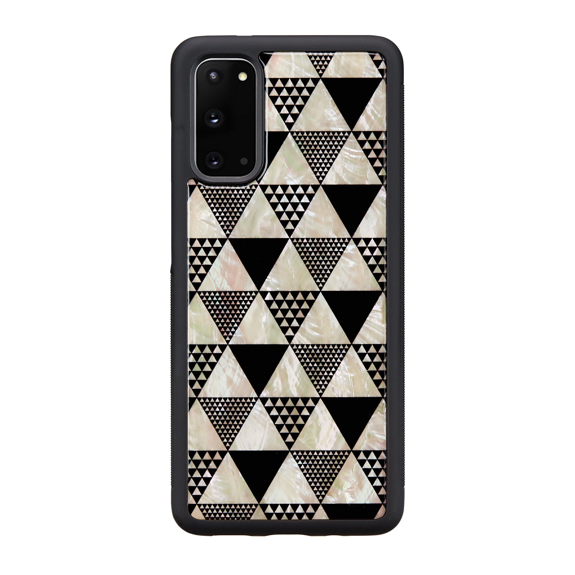 iKins case for Samsung Galaxy S20 pyramid black