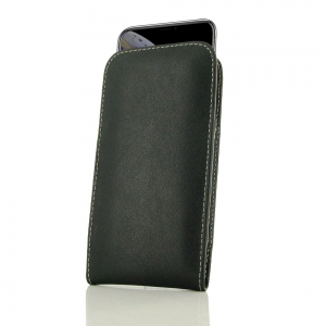 Trust Leather Sleeve Universal Case 7 - 12.5 cm Black